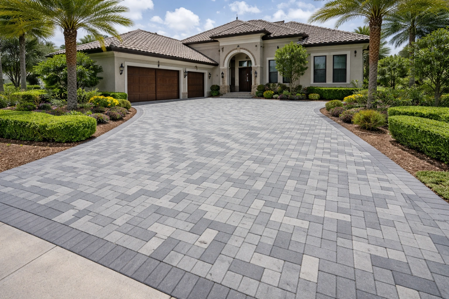 HOA driveway pavers