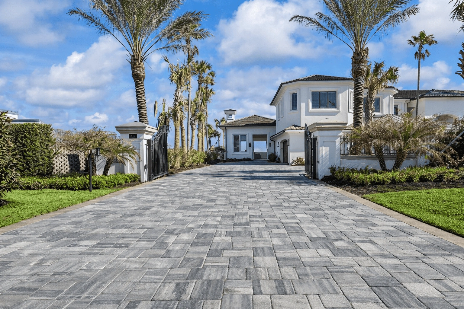 Sealed paver driveway in Duval County