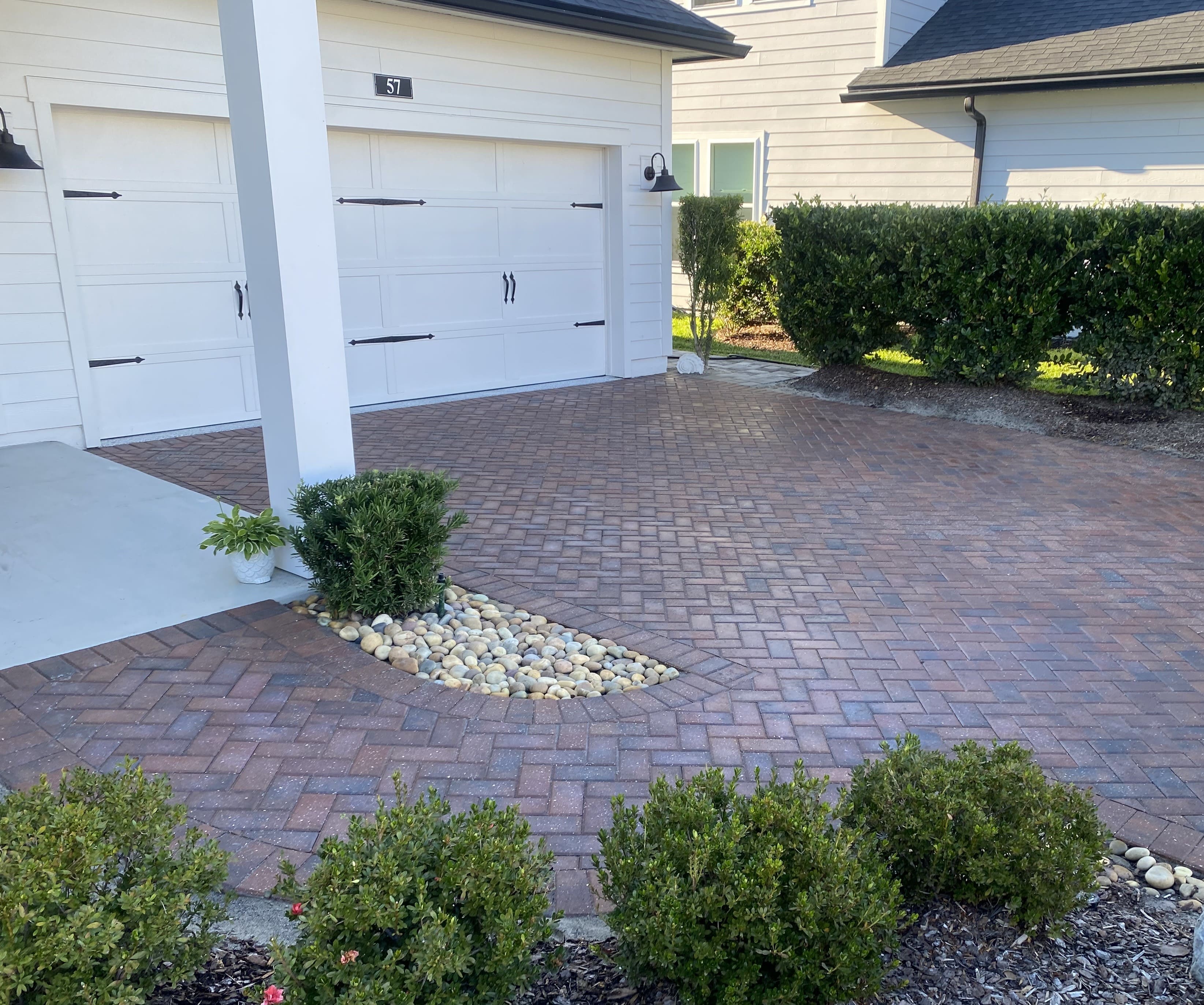Sealed paver driveway in St. Johns County